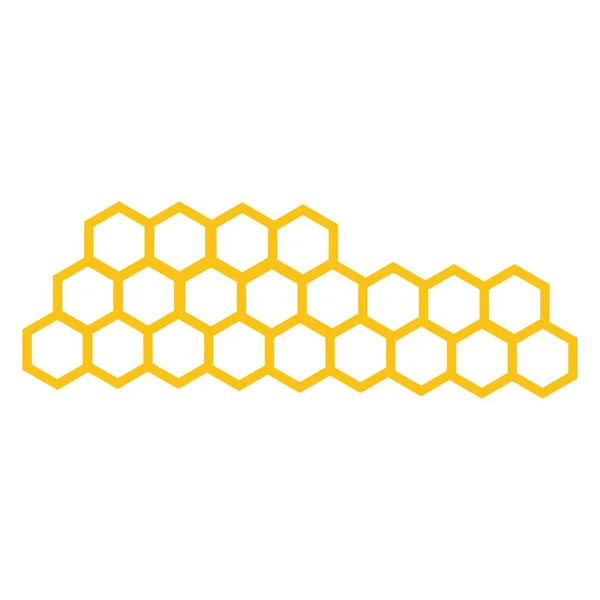 Honeycomb Bakgrund Textur Illustration Design — Stock vektor