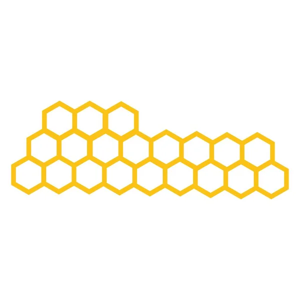 Honeycomb Bakgrund Textur Illustration Design — Stock vektor