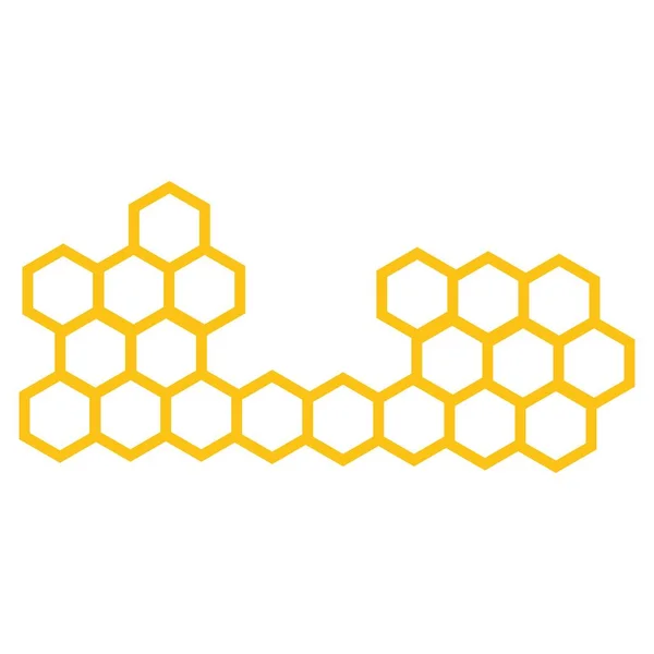 Honeycomb Fundo Textura Ilustração Design — Vetor de Stock