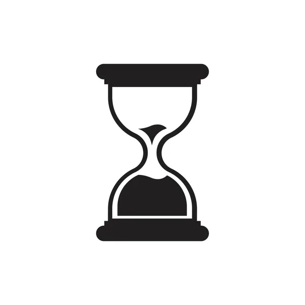 Шаблон Логотипом Песочных Часов — стоковый вектор