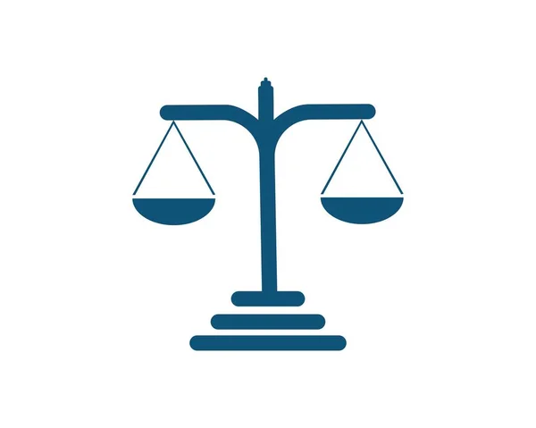Закон Справедливості Логотип Шаблон Векторне Нейтральне Проектування — стоковий вектор