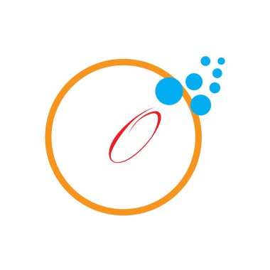 Harf O Business soyut birlik vektör logosu tasarım şablonu