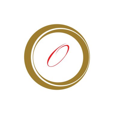 Harf O Business soyut birlik vektör logosu tasarım şablonu