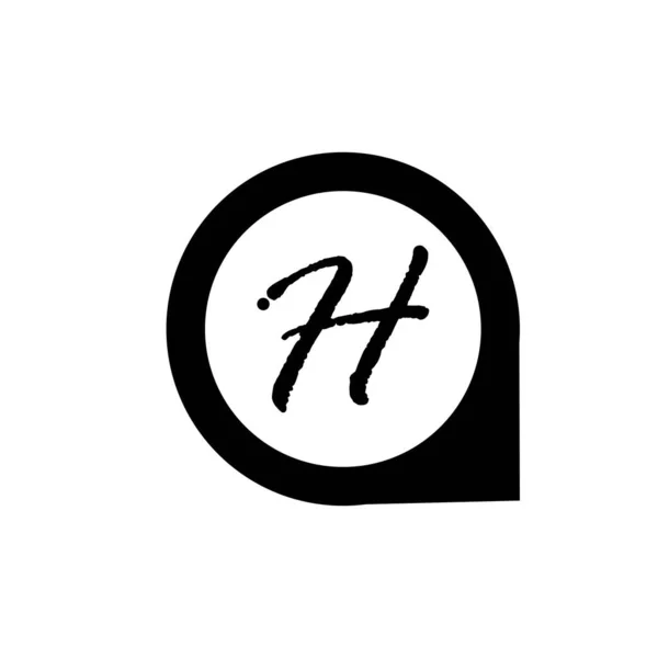 Harfi Logo Ikonu Vektör Tasarım Şablonu Elementleri — Stok Vektör