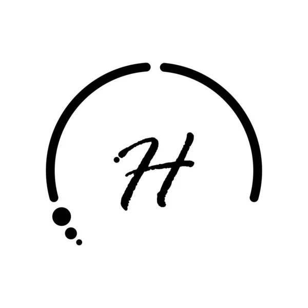 Harfi Logo Ikonu Vektör Tasarım Şablonu Elementleri — Stok Vektör
