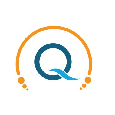 Harf Q Business soyut birlik vektör logosu tasarım şablonu