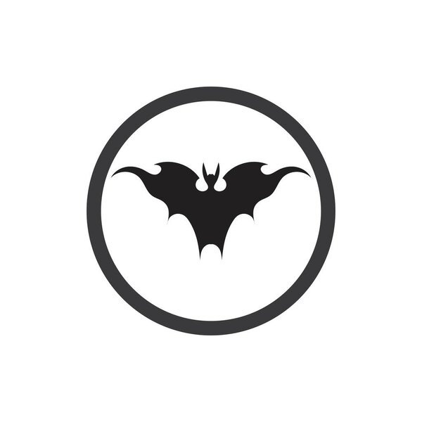bat vector icon logo template illustration design