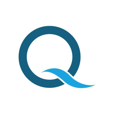 Harf Q Business soyut birlik vektör logosu tasarım şablonu