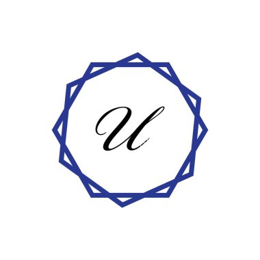 Harf U İş kurumsal birleşik vektör logo tasarım şablonu