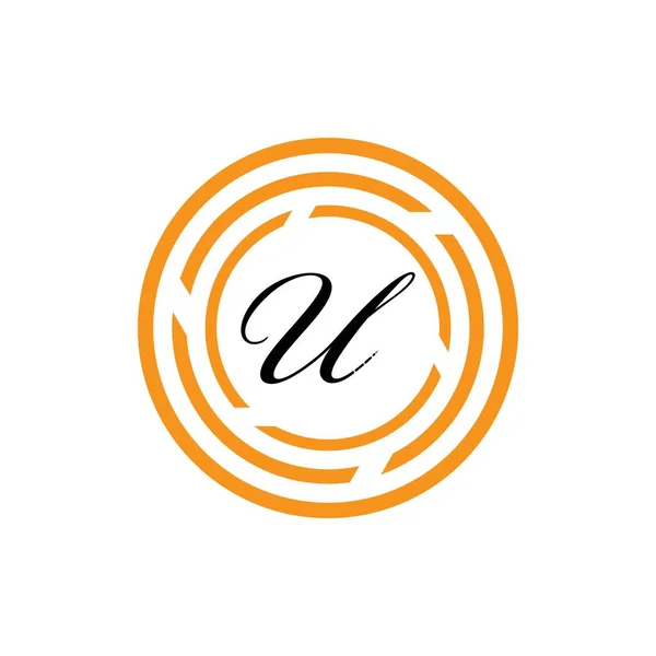 Scrisoare Business Corporative Abstract Unitate Vector Logo Design Templat — Vector de stoc