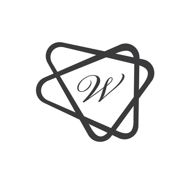 Harf Kurumsal Birlik Vektörü Logo Tasarım Şablonu — Stok Vektör