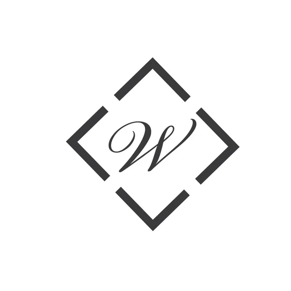 Carta Empresarial Abstrato Unidade Vetor Logotipo Modelo —  Vetores de Stock