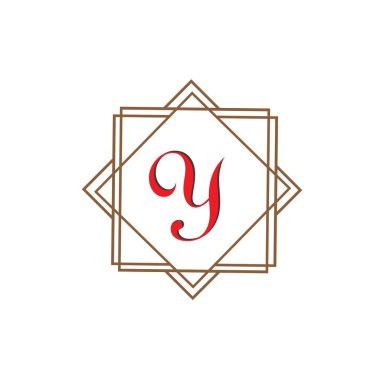 Y Harfi İş Kurumsal Birlik Vektörü logo tasarım şablonu