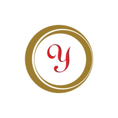 Y Harfi İş Kurumsal Birlik Vektörü logo tasarım şablonu
