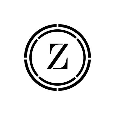 Z Harfi İş Kurumsal Birlik Vektörü logosu tasarım şablonu