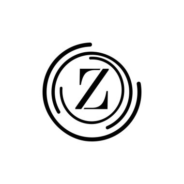 Z Harfi İş Kurumsal Birlik Vektörü logosu tasarım şablonu