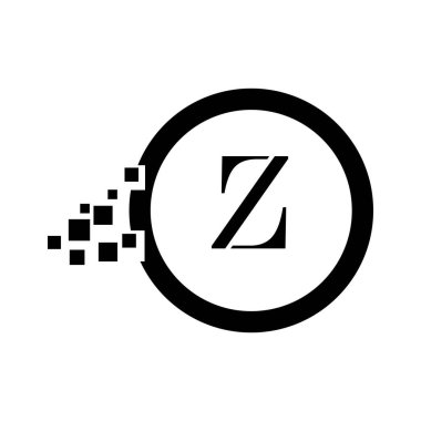 Z Harfi İş Kurumsal Birlik Vektörü logosu tasarım şablonu