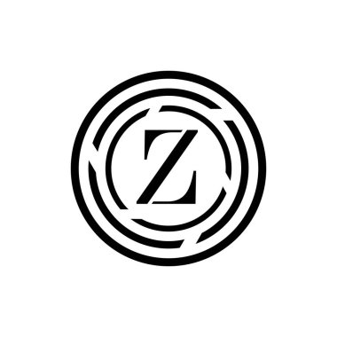 Z Harfi İş Kurumsal Birlik Vektörü logosu tasarım şablonu