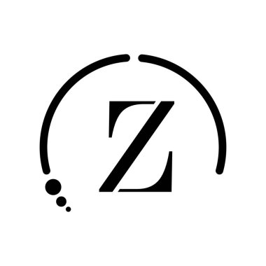 Z Harfi İş Kurumsal Birlik Vektörü logosu tasarım şablonu