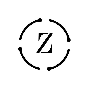 Z Harfi İş Kurumsal Birlik Vektörü logosu tasarım şablonu