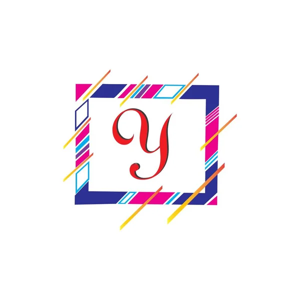 字母Y企业抽象统一向量标志设计模板 — 图库矢量图片