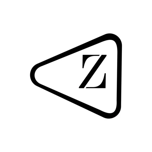 Carta Empresarial Abstrata Unidade Vetor Logotipo Modelo Design — Vetor de Stock
