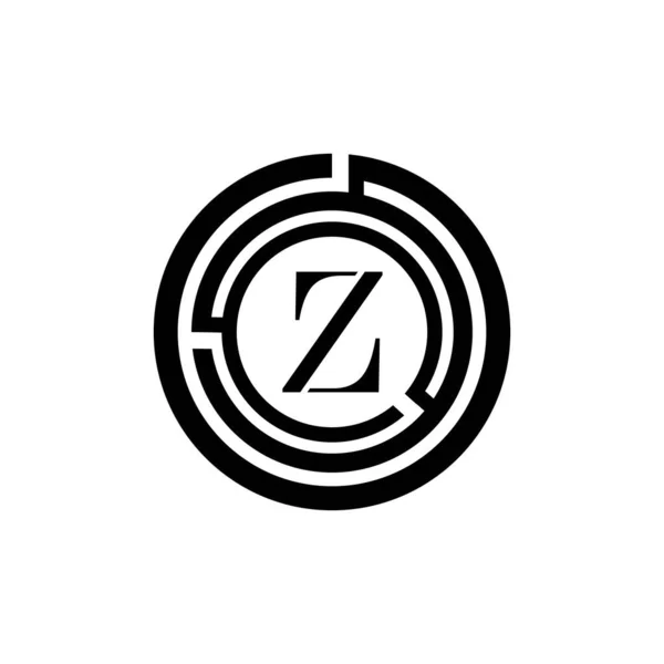 Буква Шаблон Дизайна Логотипа Бизнес Абстрактного Единства — стоковый вектор