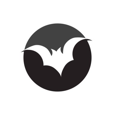 yarasa logo vektör çizim şablonu