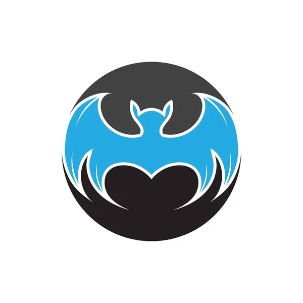Πρότυπο Σχεδιασμού Εικονογράφησης Φορέα Λογότυπου Νυχτερίδας — Διανυσματικό Αρχείο