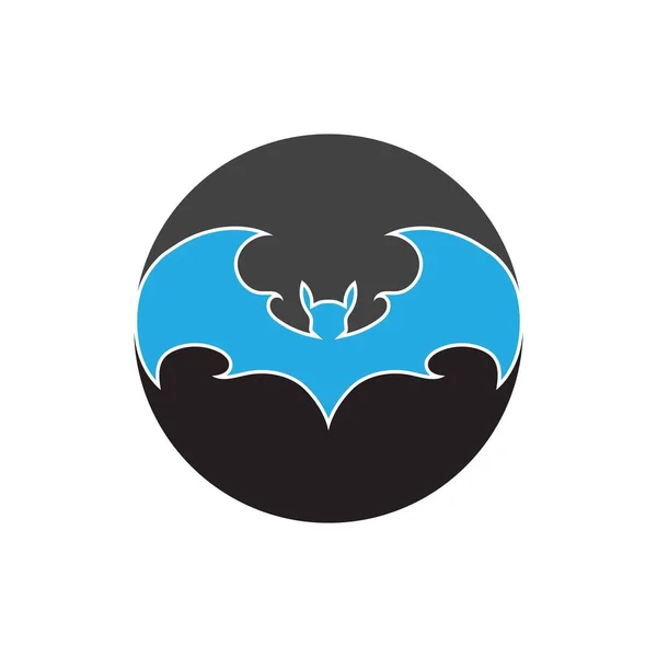 Morcego Logotipo Vetor Ilustração Design Modelo — Vetor de Stock