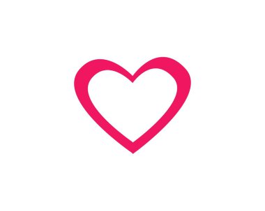 Güzellik Aşk Vektörü simge tasarım şablonu