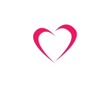 Güzellik Aşk Vektörü simge tasarım şablonu