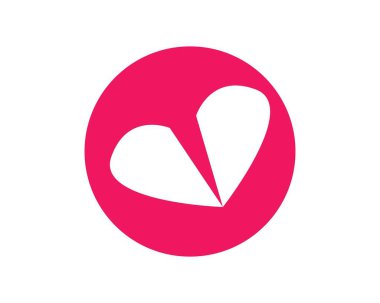 Güzellik Aşk Vektörü simge tasarım şablonu