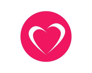 Güzellik Aşk Vektörü simge tasarım şablonu