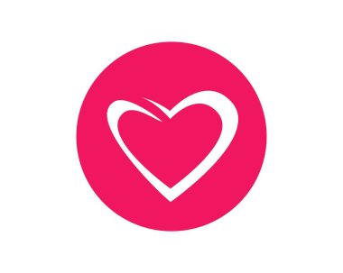 Güzellik Aşk Vektörü simge tasarım şablonu