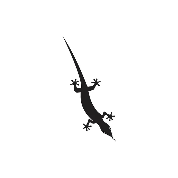 Ящерица Вектор Логотип Шаблон Символов Вектор — стоковый вектор