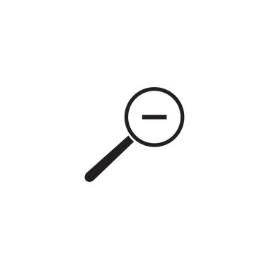 Büyütme cam simgesi vektör çizimi - vektör