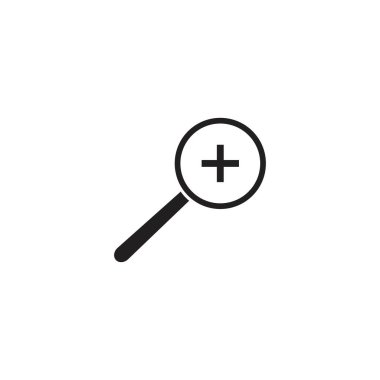 Büyütme cam simgesi vektör çizimi - vektör