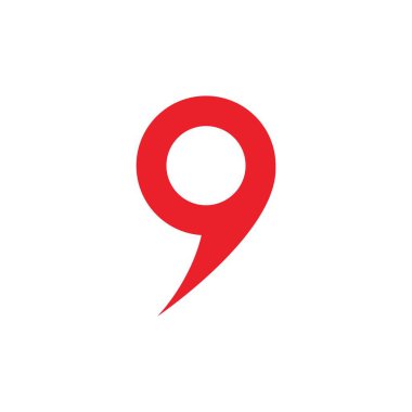 Haritalama ve uydu dağıtımı için harita nokta konumu pin vektör simgesi