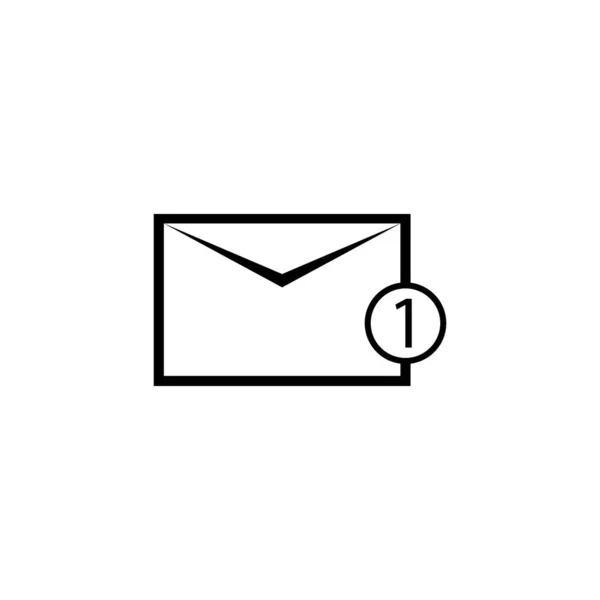 Correo Mensaje Icono Comunicación Vecto — Vector de stock