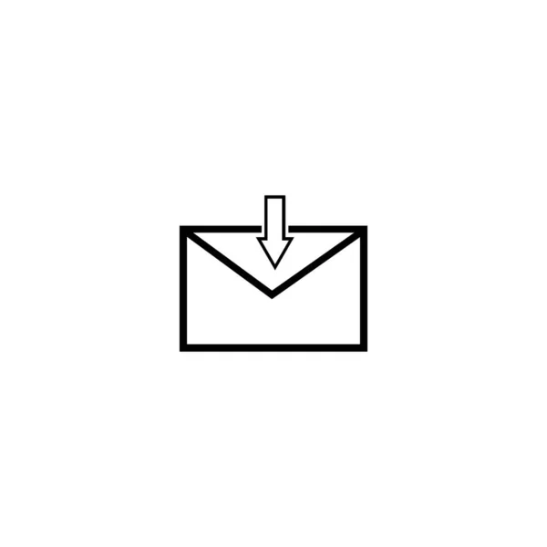 Mail Zpráva Ikona Komunikace Vecto — Stockový vektor