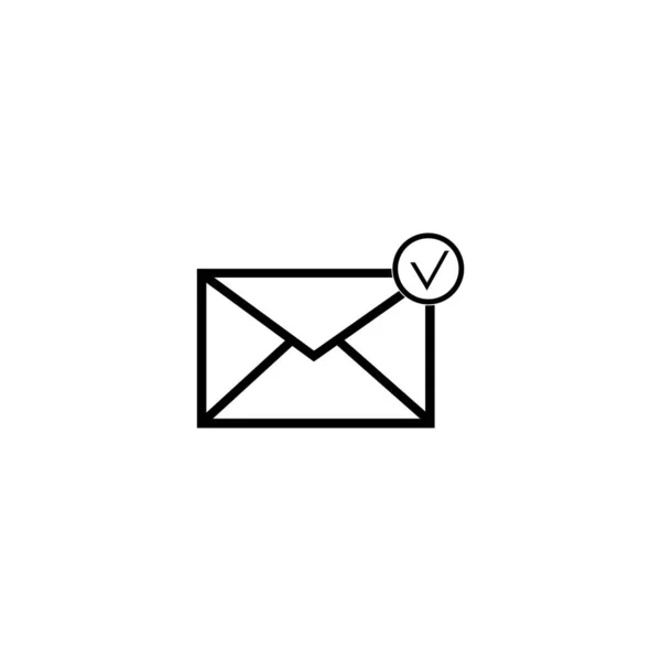 Почта Сообщение Иконка Связи — стоковый вектор