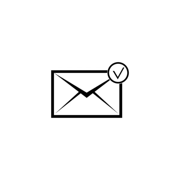 Ταχυδρομείο Μήνυμα Εικονίδιο Επικοινωνίας Vecto — Διανυσματικό Αρχείο