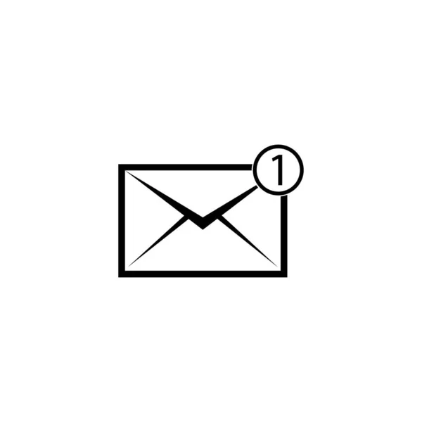 Mail Message Icône Communication Vecto — Image vectorielle