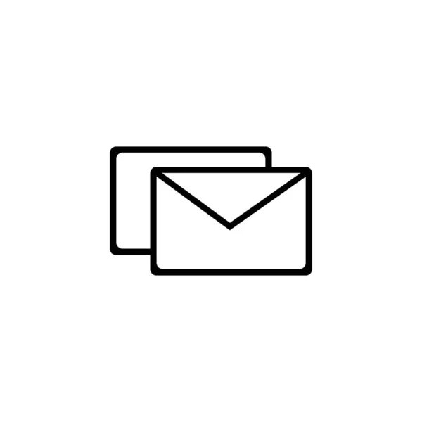 Correo Mensaje Icono Comunicación Vecto — Vector de stock