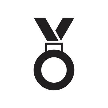 Madalya logosu Şablon vektör illüstrasyon tasarımı