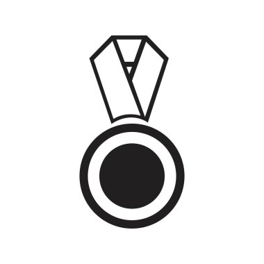 Madalya logosu Şablon vektör illüstrasyon tasarımı