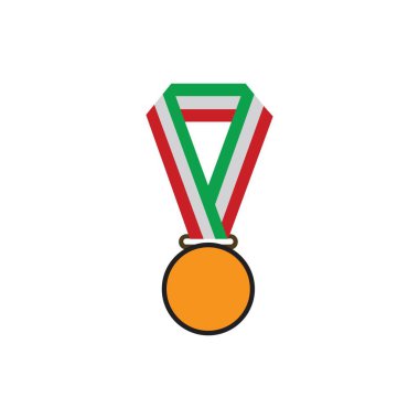 Madalya logosu Şablon vektör illüstrasyon tasarımı