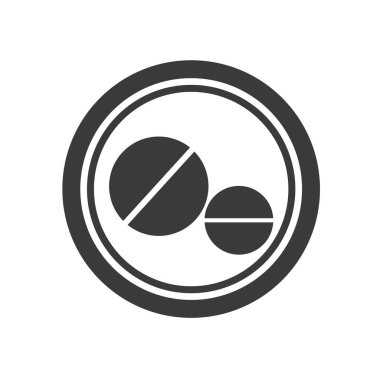 Tıbbi Uyuşturucu Vektörü Resim Tasarım Şablonu