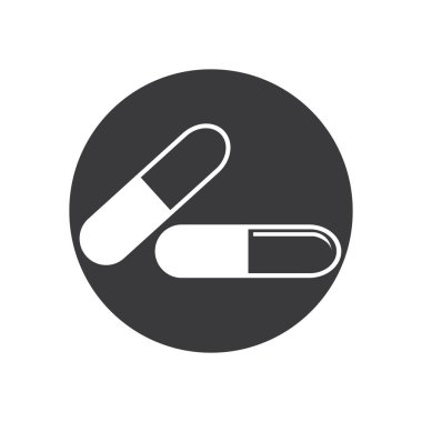 Tıbbi Uyuşturucu Vektörü Resim Tasarım Şablonu